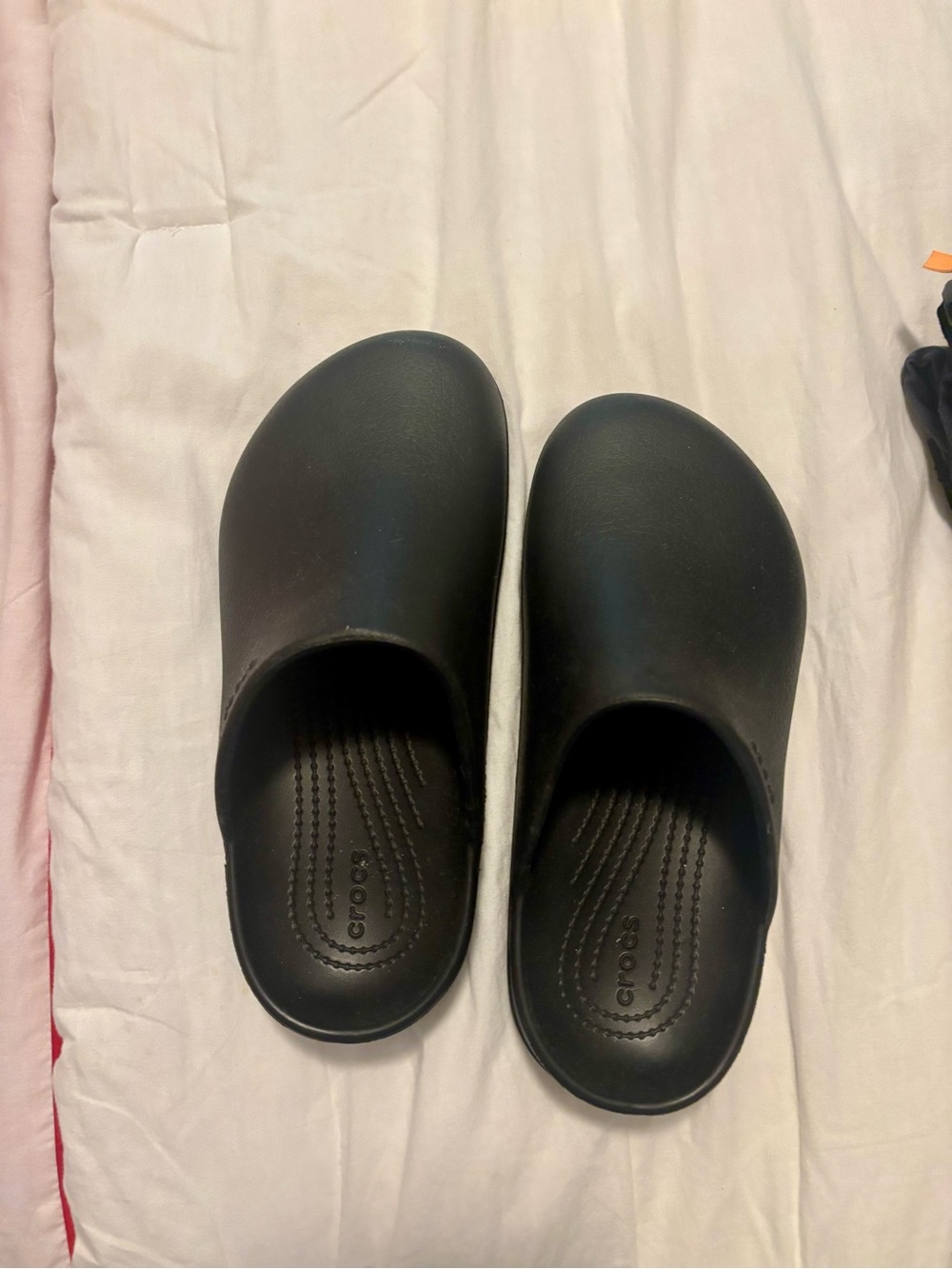 CROCS Black Slip-On Clogs
